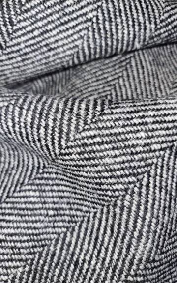 Two Sisters Tweed Fabric -  Hebridean Rocks  light grey