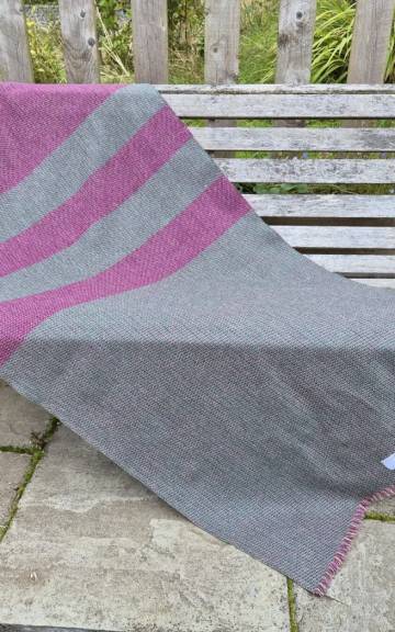 Two Sisters Tweed Throw Lambswool