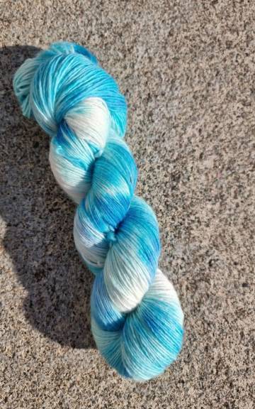 Hand-Dyed Yarn: Merino, fingering weight