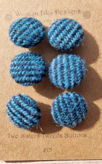 Three Sisters Tweed Buttons - 4 2