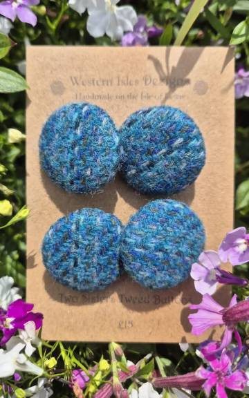 Two Sisters Tweed buttons