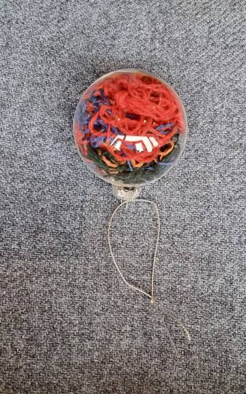 Yarn ends bauble