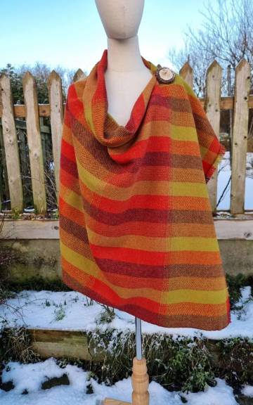 Two Sisters Tweed Shawl