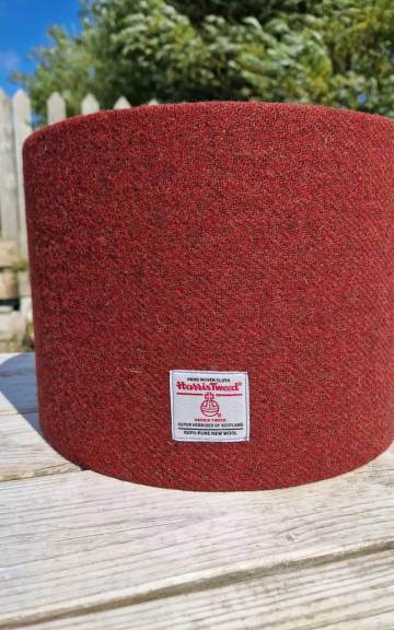 Harris tweed luxury lampshade 30cm