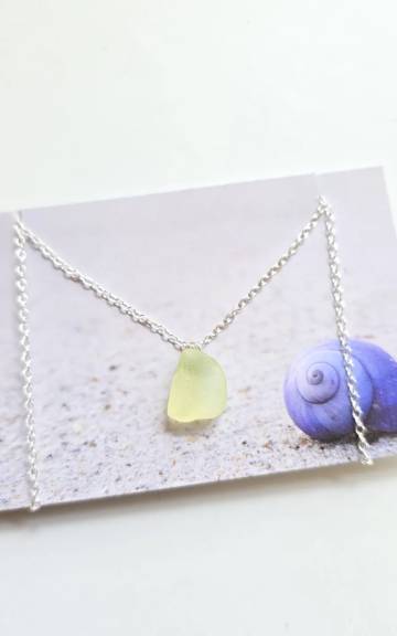 Sea Glass Necklace RARE
