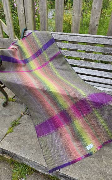 Two Sisters Tweed Throw Lambswool