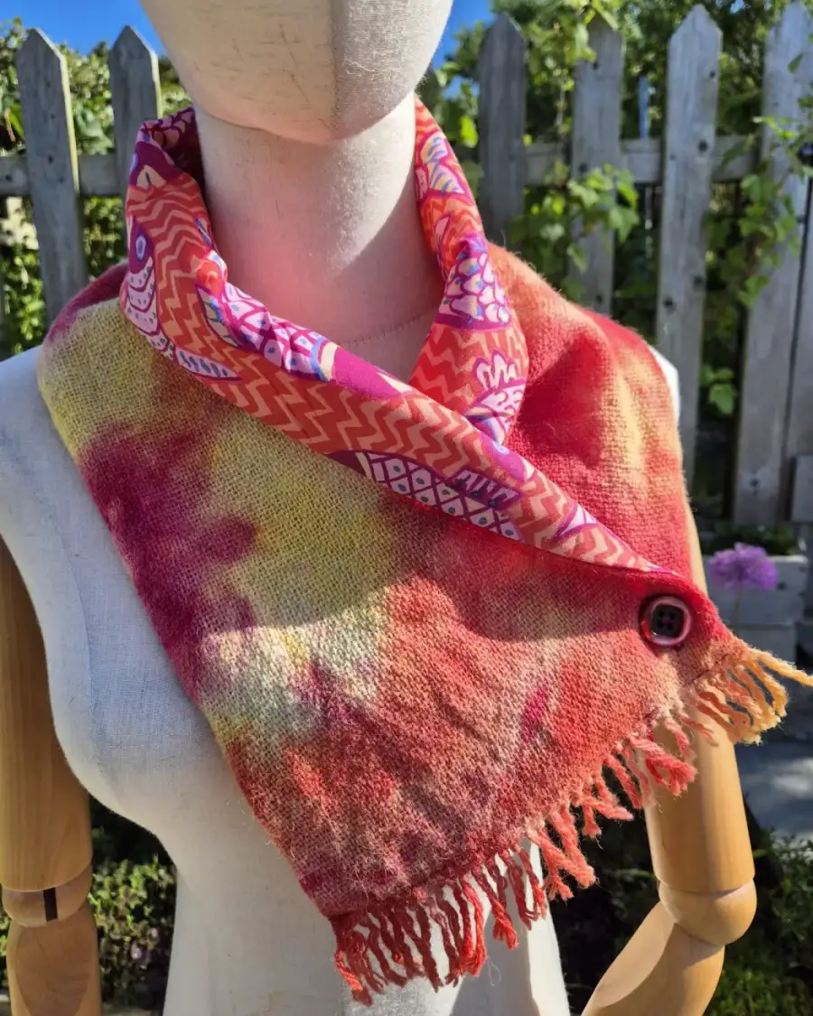 Two Sisters Tweed neck warmer