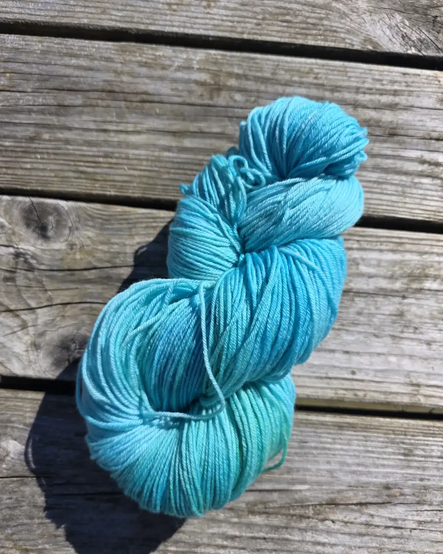Hand-Dyed Yarn: 100% Merino, 4 ply - 3 5