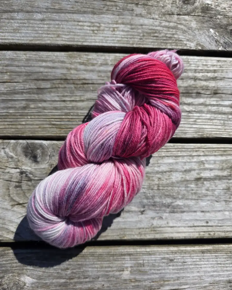 Hand-Dyed Yarn: 100% Merino, 4 ply - 7