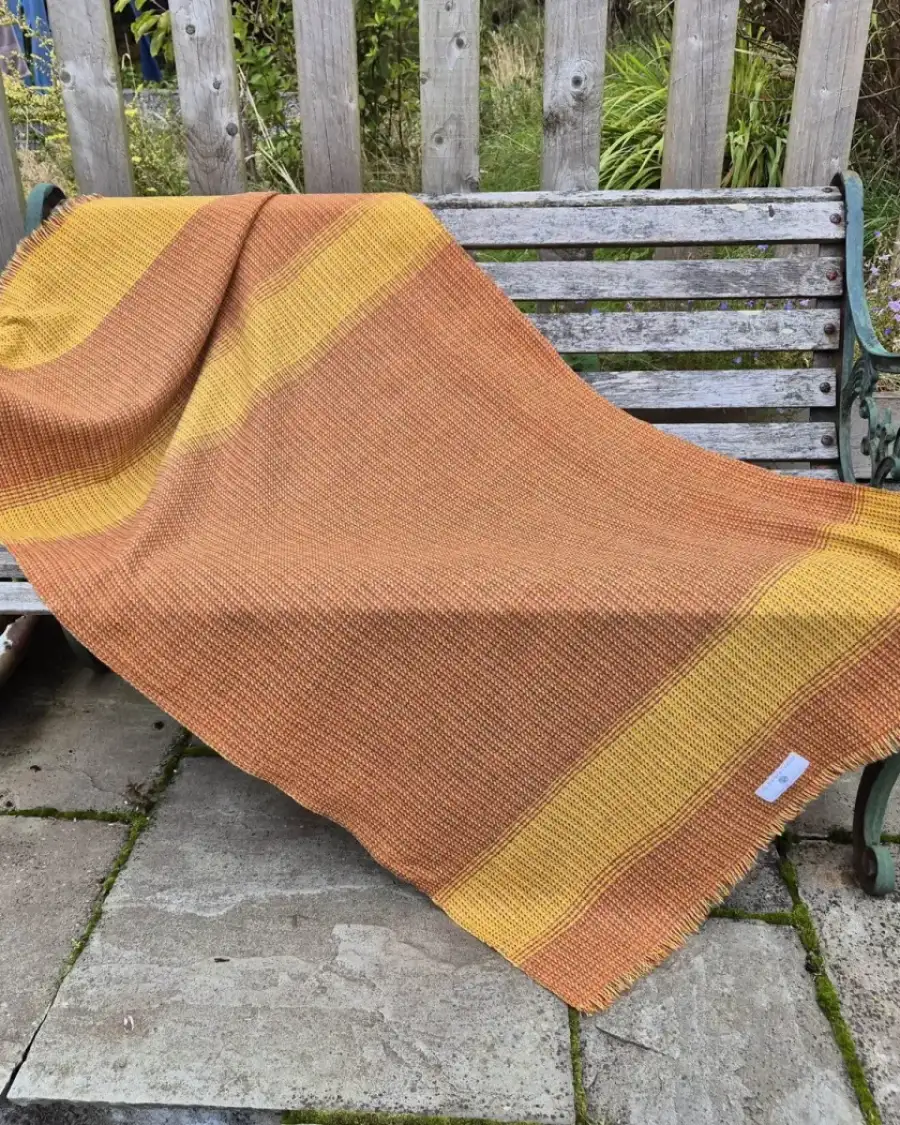 Two Sisters Tweed Throw Lambswool