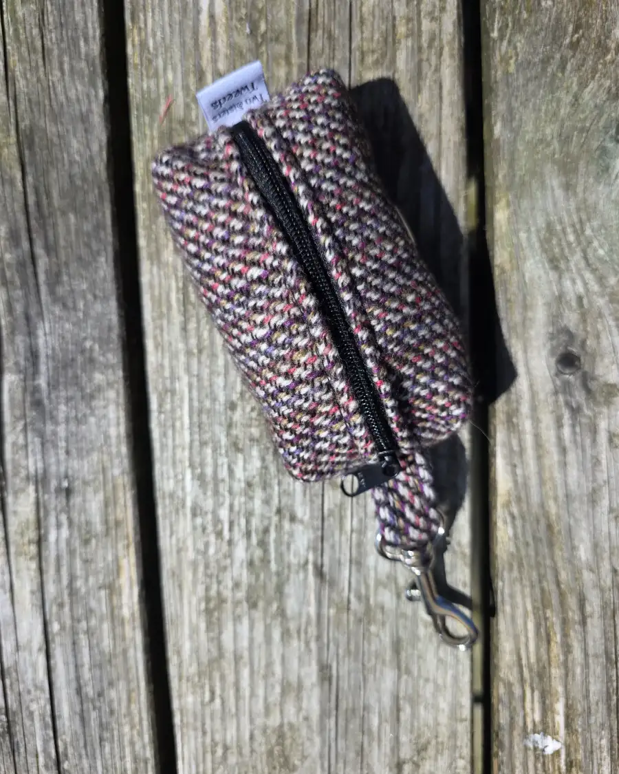Three Sisters Tweed Bag Holder/ Headphones Case