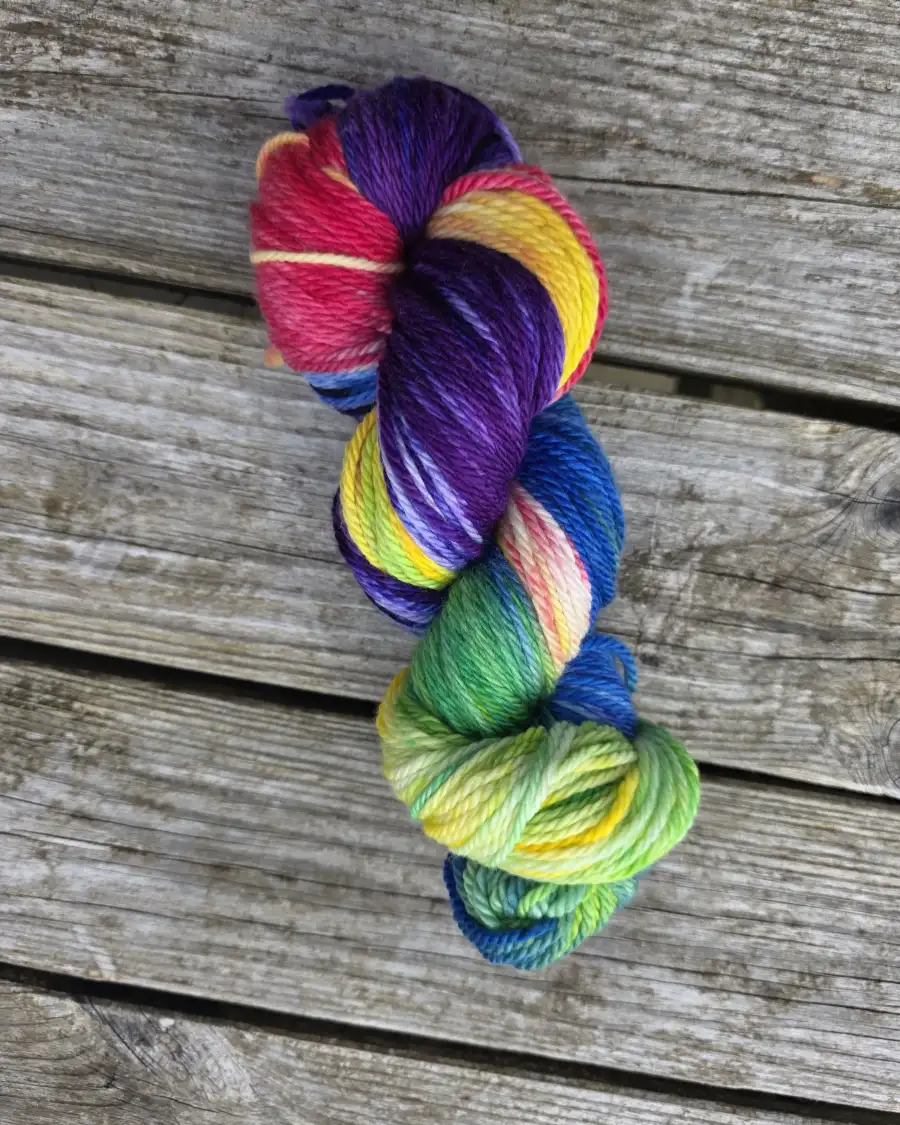 Hand-Dyed Yarn: 100% Merino, aran - 1 2