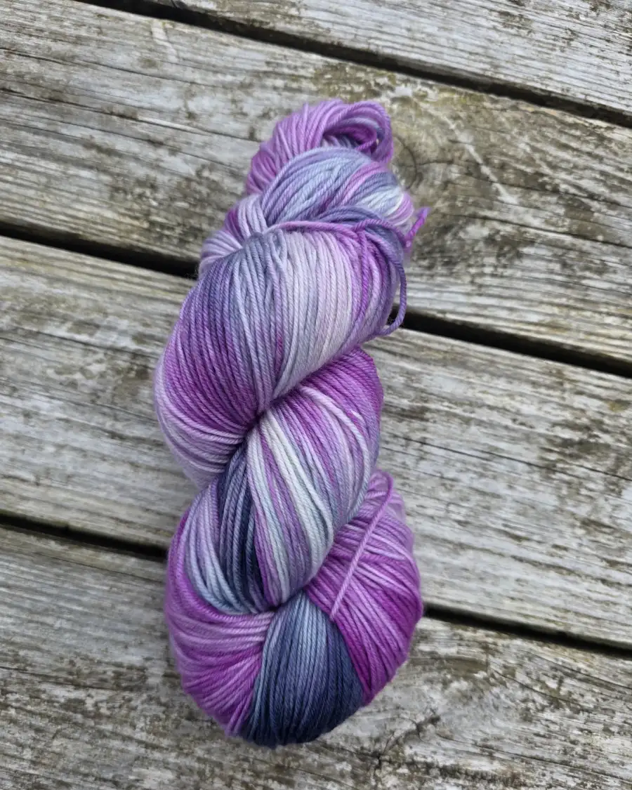 Hand-Dyed Yarn: 100% Merino, 4 ply