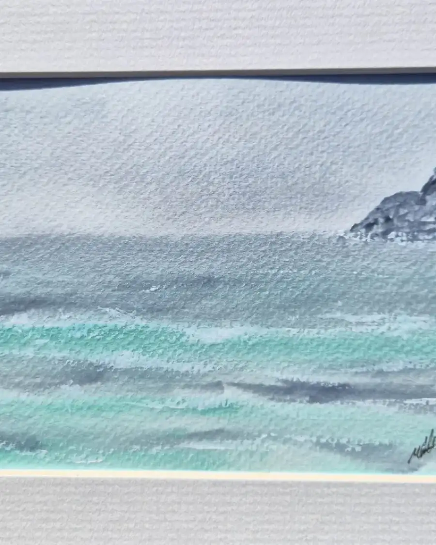 Mini Original Watercolour of seascape