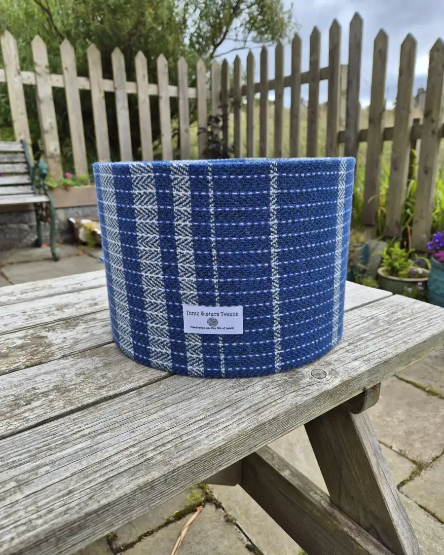 Three Sisters Tweed lampshade 30cm