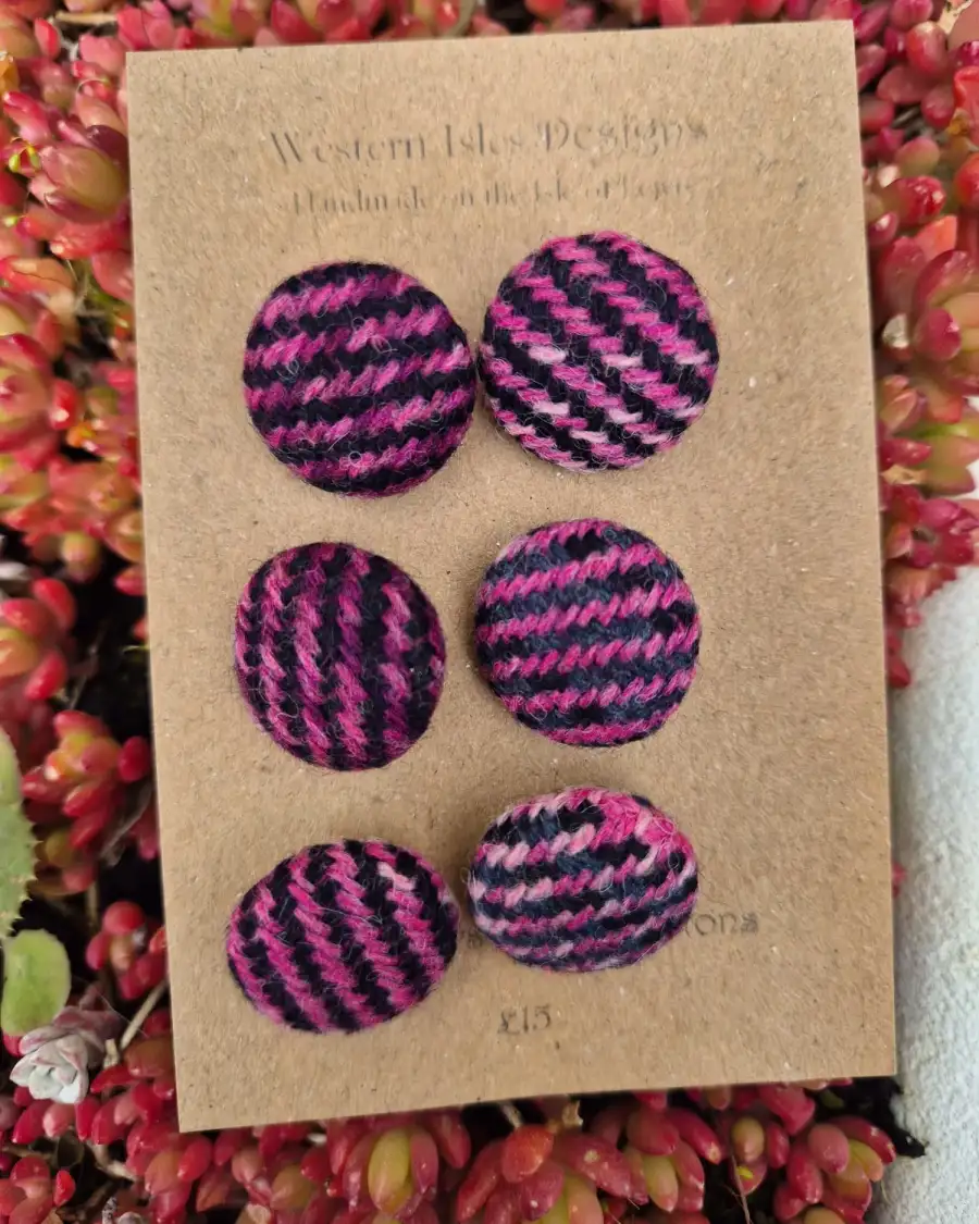Two Sisters Tweed buttons - 4 2
