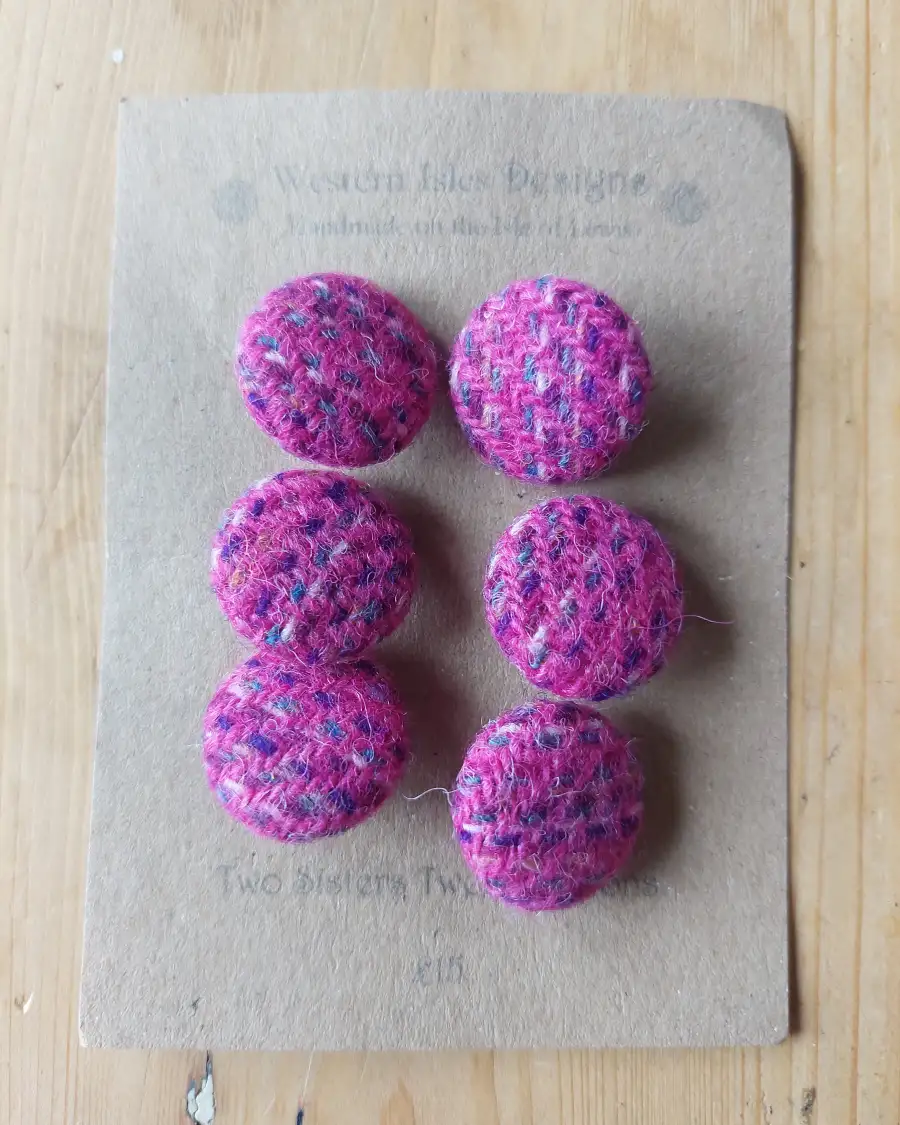 Two Sisters Tweed buttons - 3 2