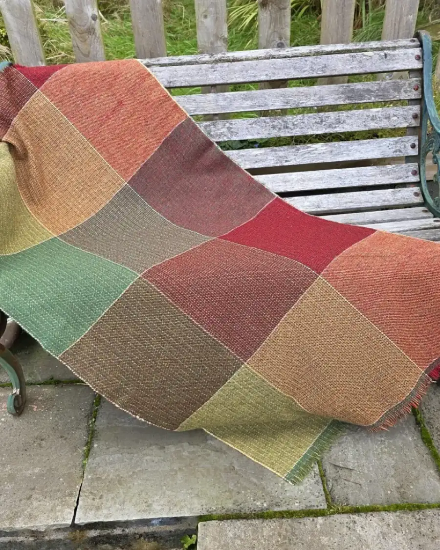 Two Sisters Tweed Throw