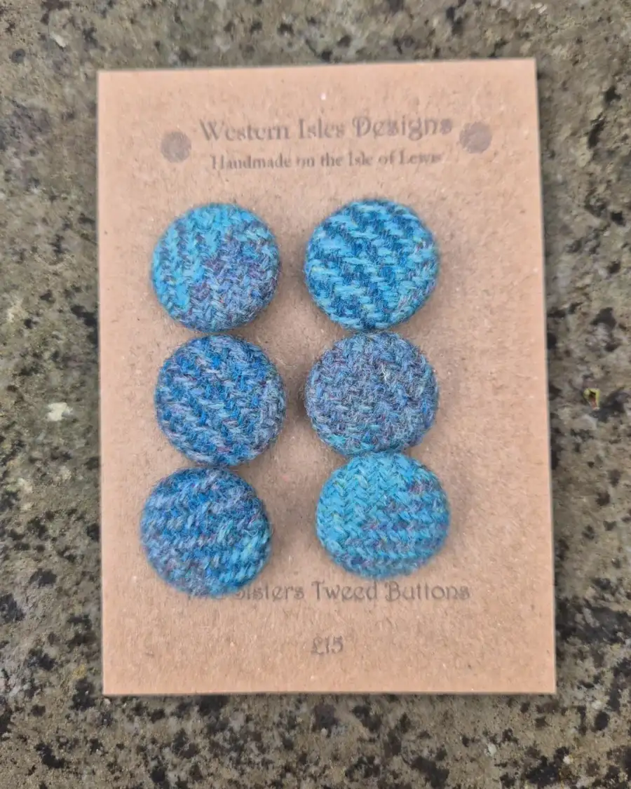 Two Sisters Tweed buttons