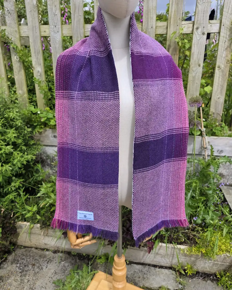 Three Sisters Tweed Scarf - Aurora