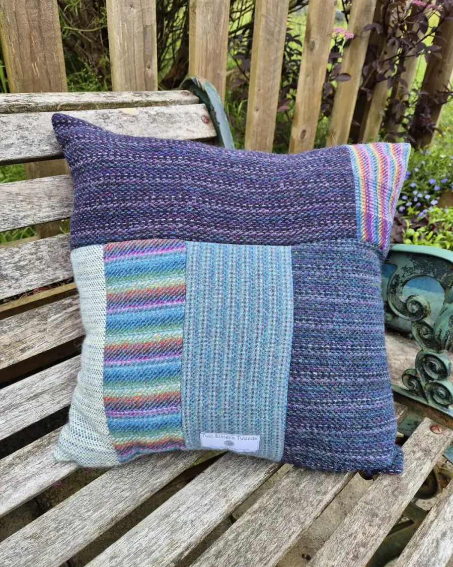 Two Sisters Tweeds cushion cover
