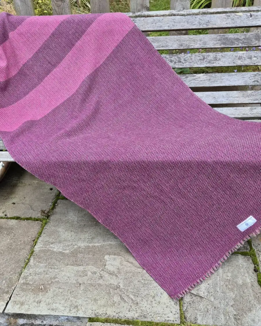 Two Sisters Tweed Throw Lambswool