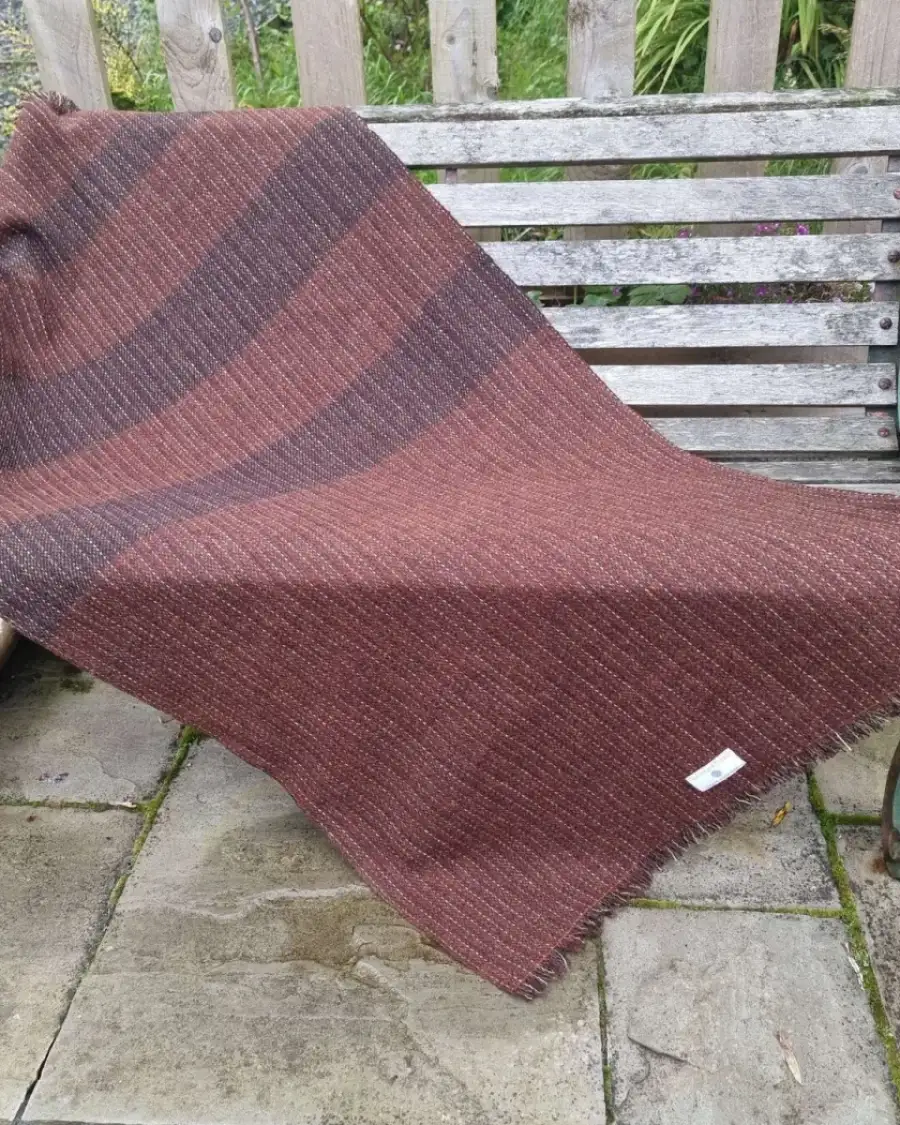 Two Sisters Tweed Throw
