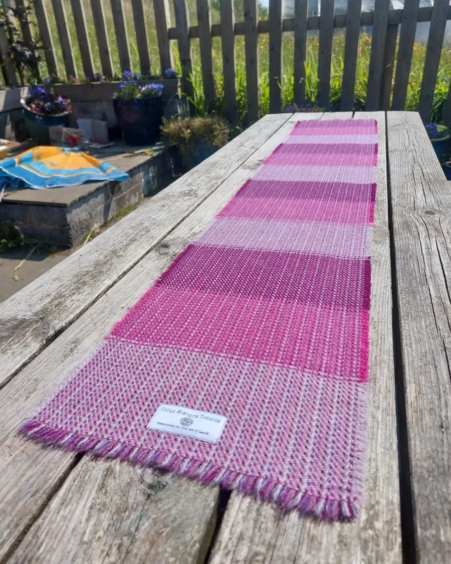 Three Sisters Tweed table runner