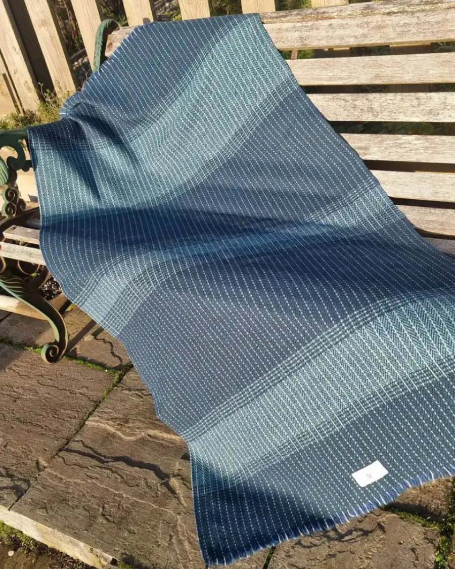 Two Sisters Tweed Throw Lambswool
