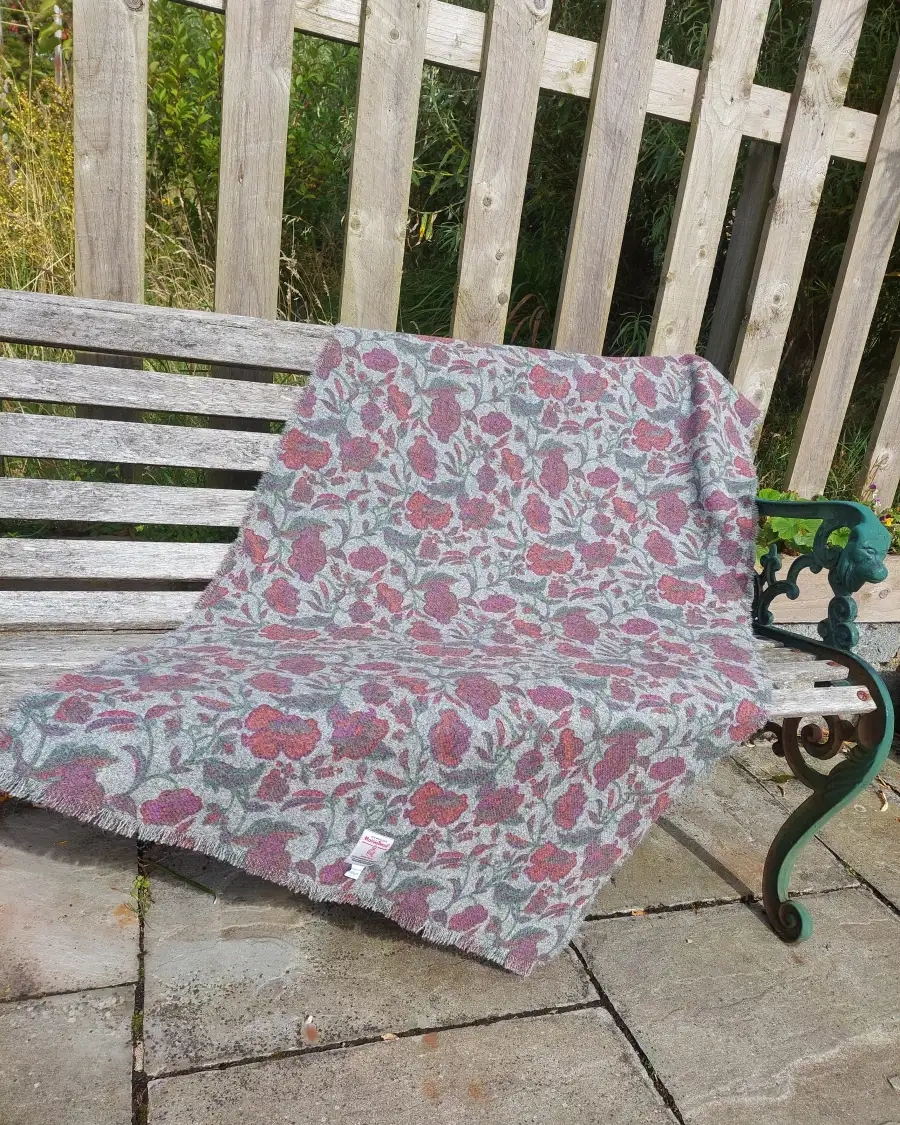 Harris Tweed - Liberty print - throw