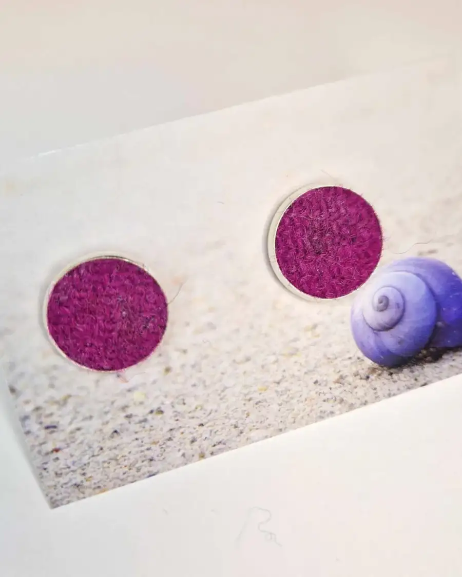 Harris tweed cufflinks