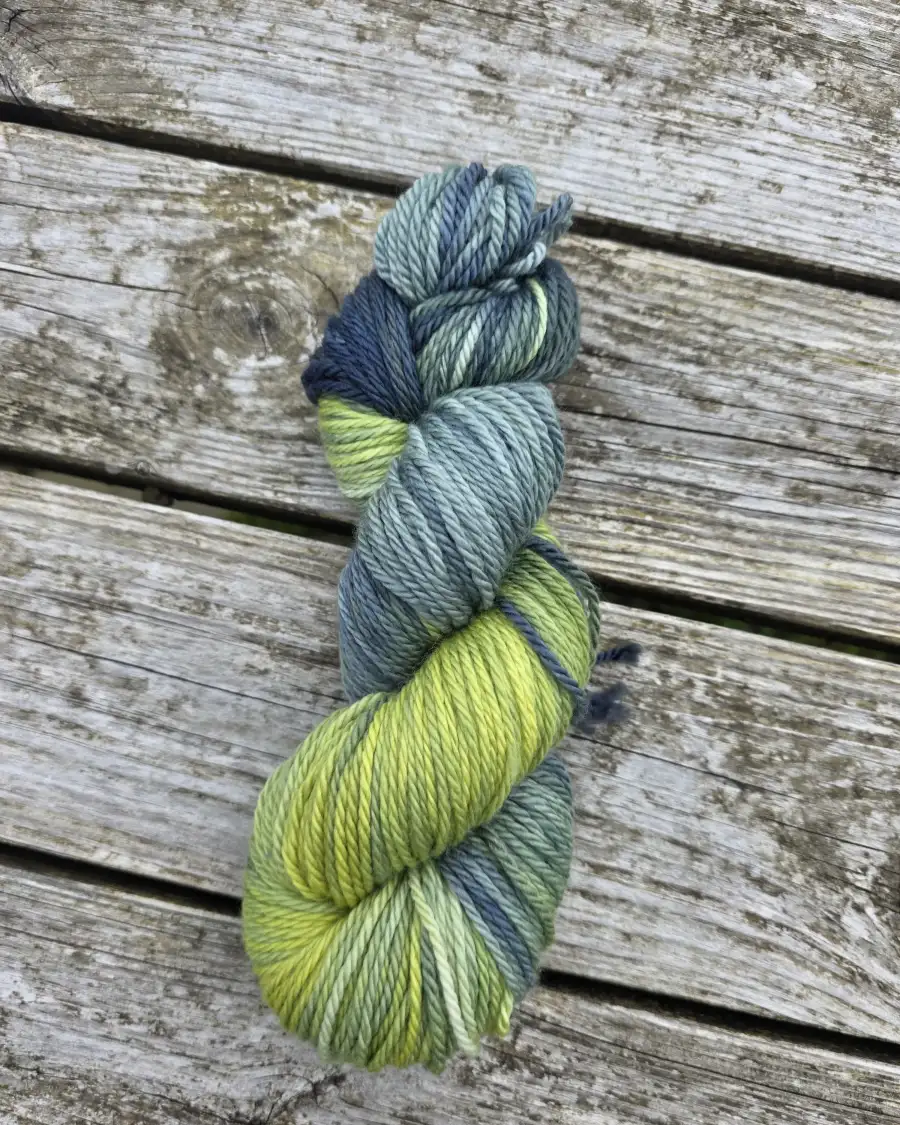 Hand-Dyed Yarn: 100% Merino, aran