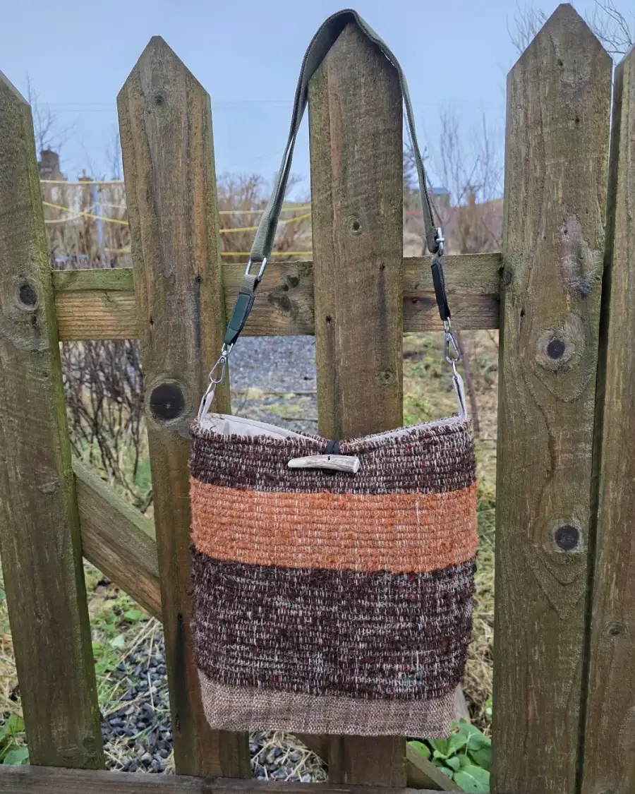 Two Sisters Tweed shoulder bag