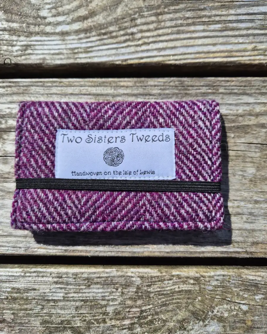 Two Sisters Tweed Card Holder