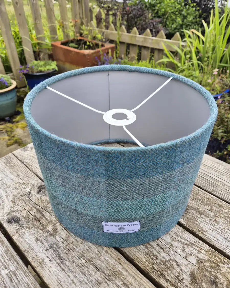 Two Sisters Tweed luxury lampshade 30cm ceiling