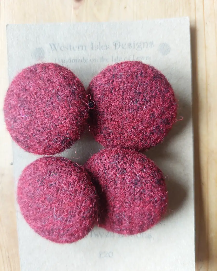 Harris Tweed buttons - 5