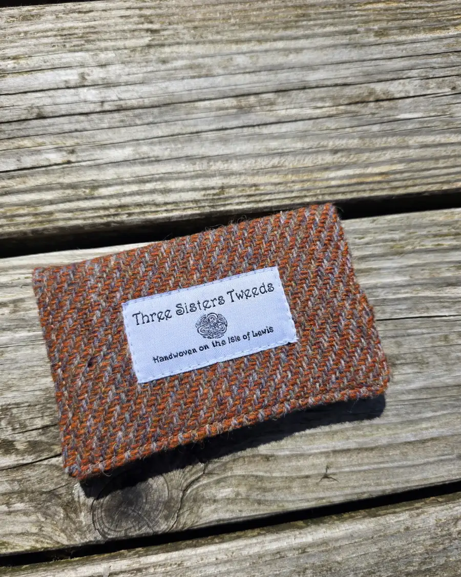 Two Sisters Tweed Card Holder