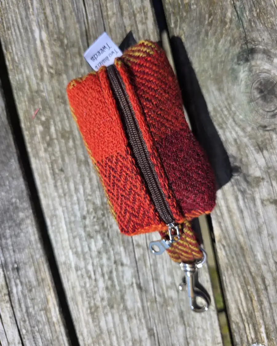 Three Sisters Tweed Bag Holder/ Headphones Case