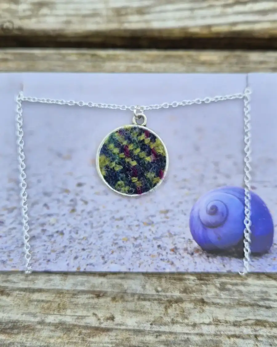 Two Sisters Tweed Aurora necklace
