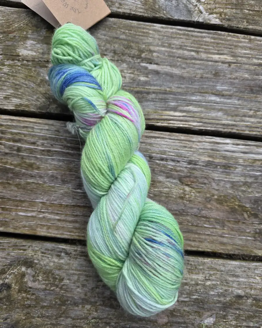 Hand-Dyed Yarn: 100% Merino, 4 ply - 1 8