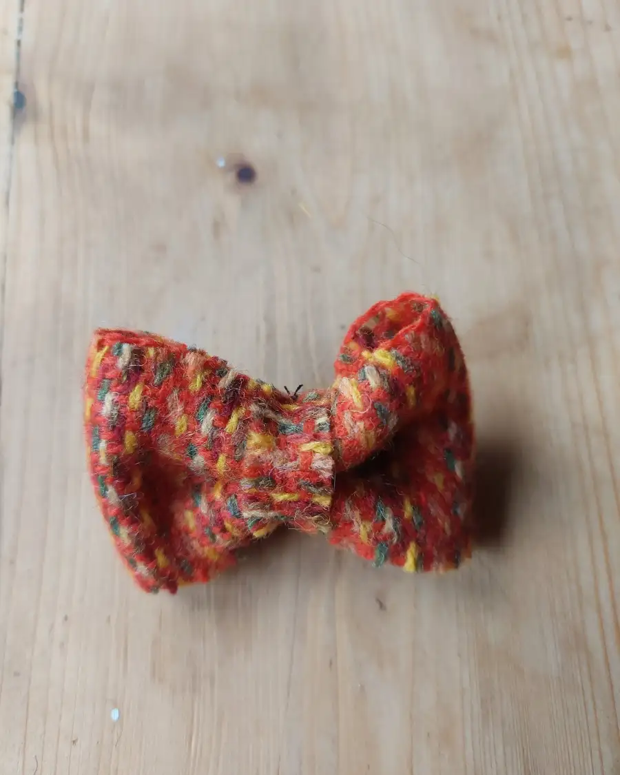 Three Sisters Tweed Hair Barrette