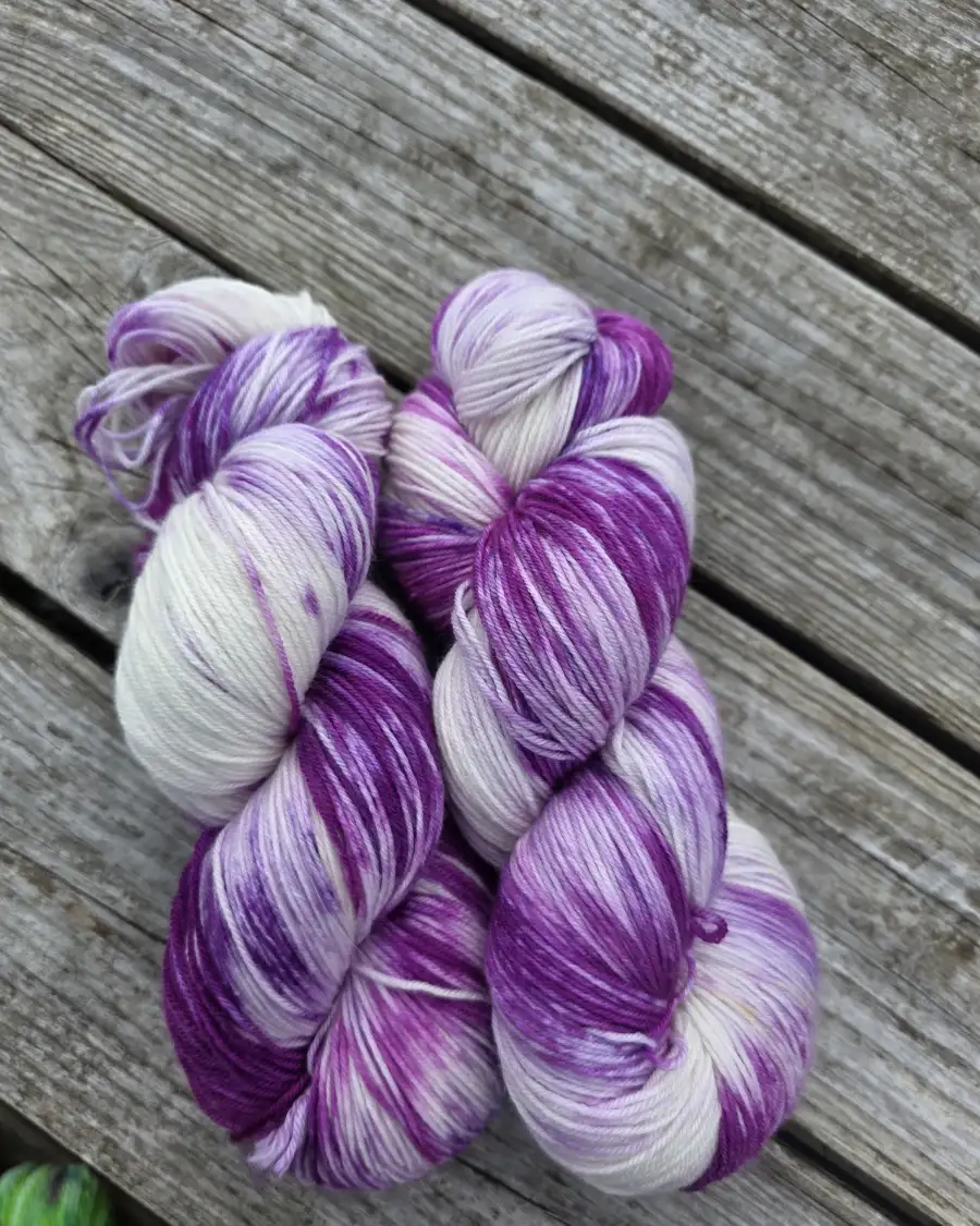 Hand-Dyed Yarn: 100% Merino, 4 ply x2