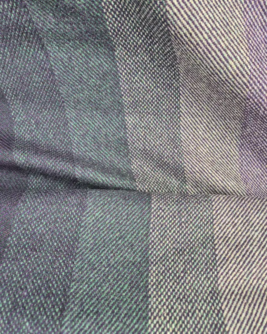 Three Sisters Tweed Fabric - Thistle hombre - dark purple