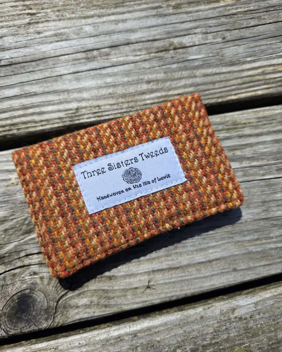 Two Sisters Tweed Card Holder