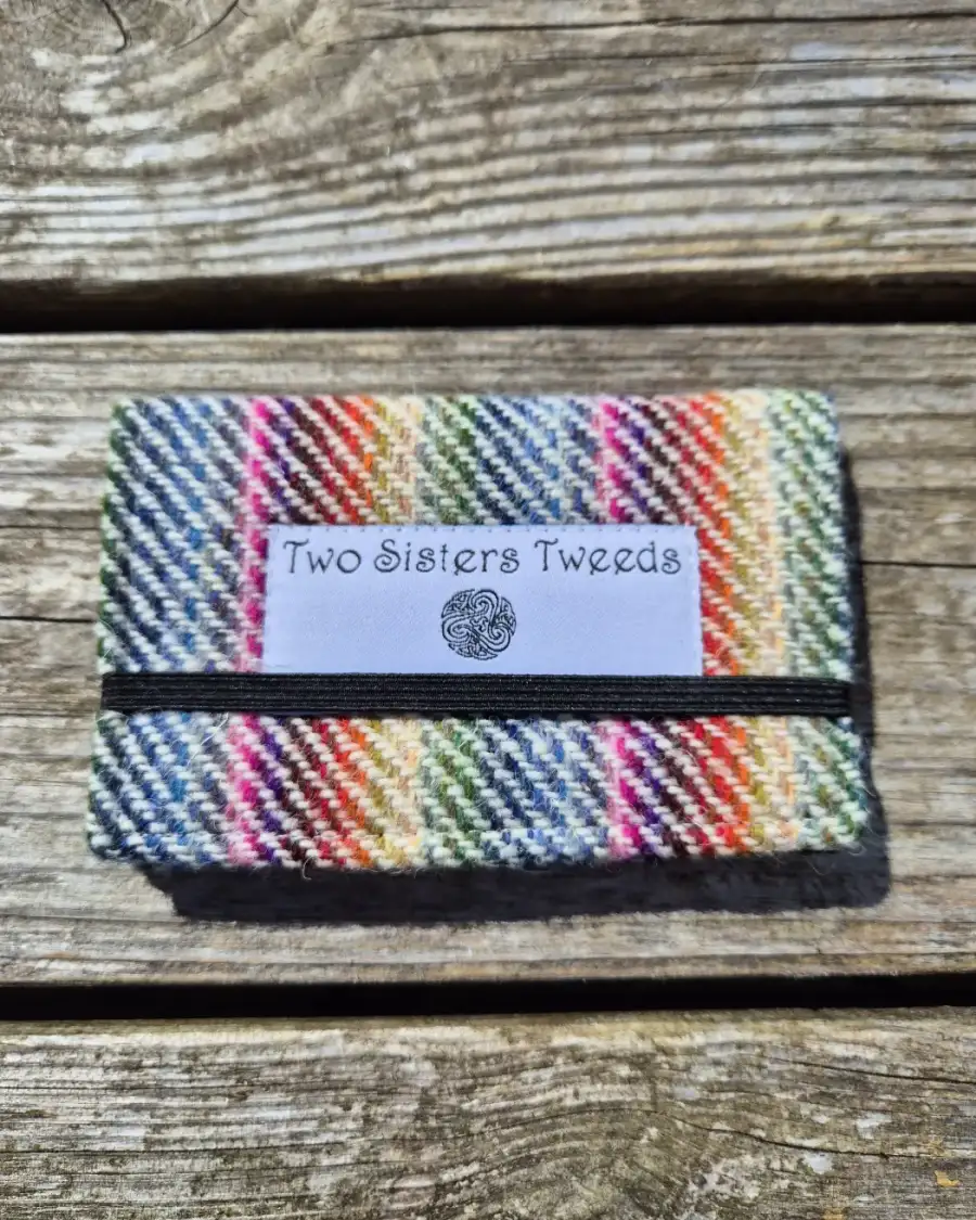Two Sisters Tweed Card Holder