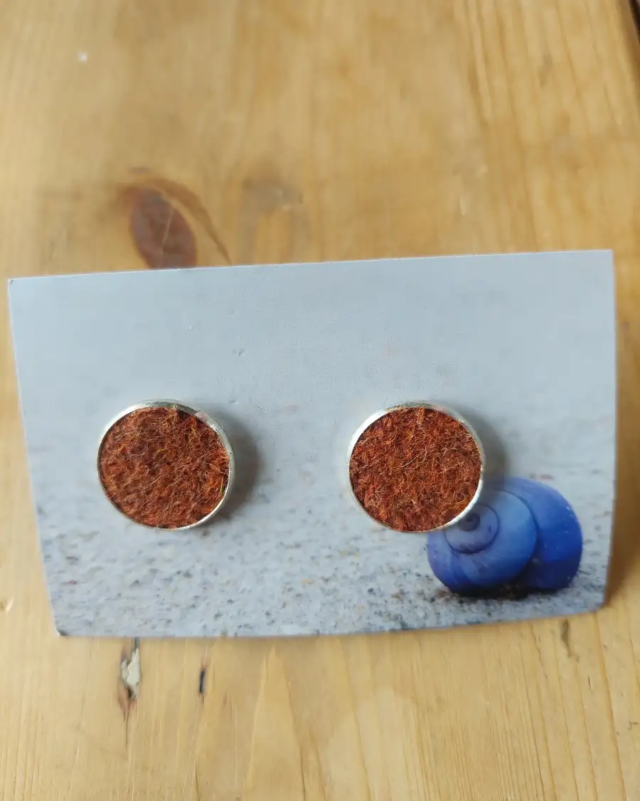 Harris tweed cufflinks - 2
