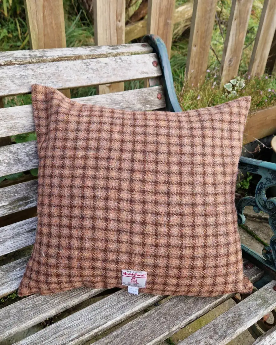 Harris tweed cushion cover