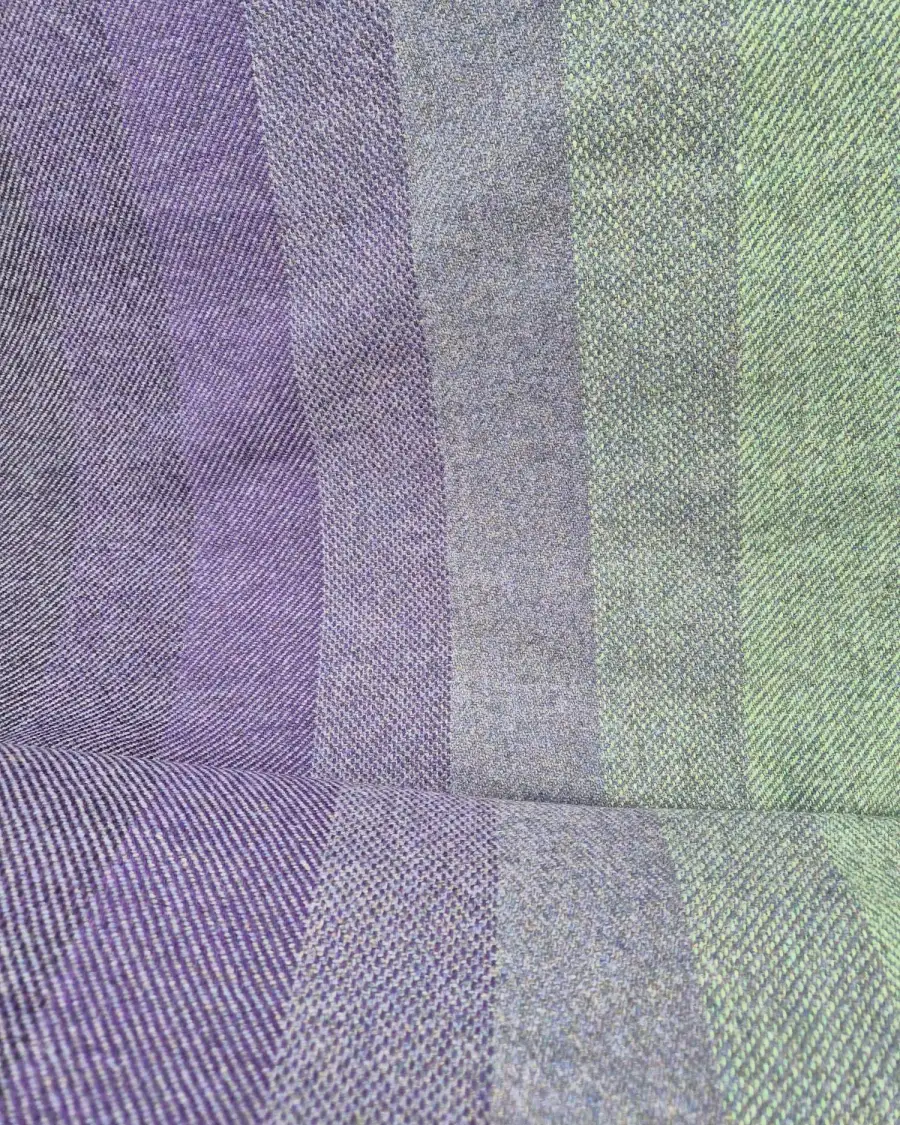 Three Sisters Tweed Fabric - Thistle Hombre - purple