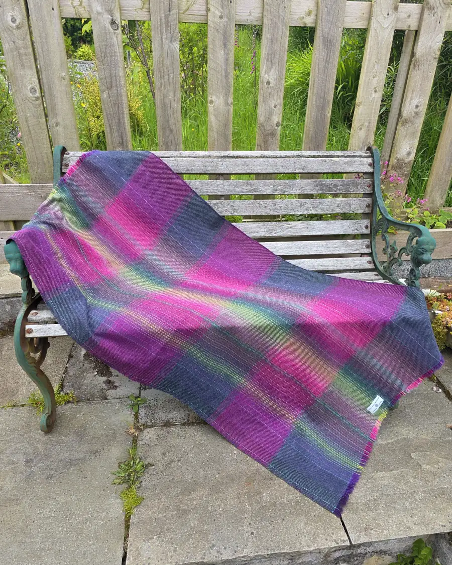 Two Sisters Tweed Throw Lambswool