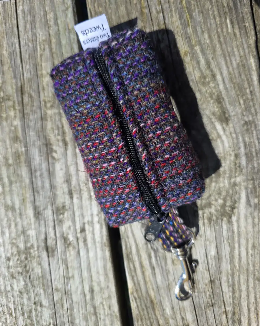 Three Sisters Tweed Bag Holder/ Headphones Case